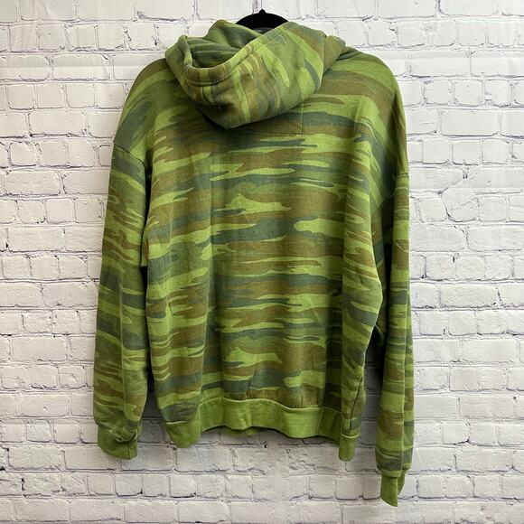 Aviator Nation Camo Texas Longhorns Relaxed Pullover Hoodie Size Medium Unisex - Picture 4 of 6